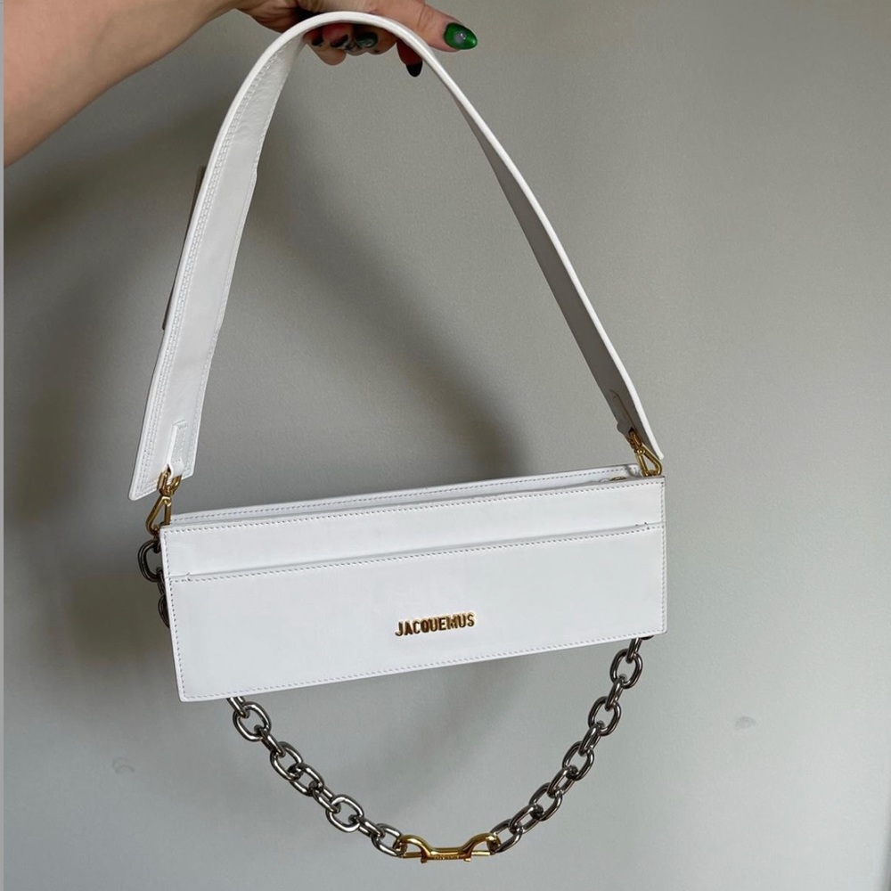 Jacquemus Le Ciuciu Leather Chain Shoulder Bag